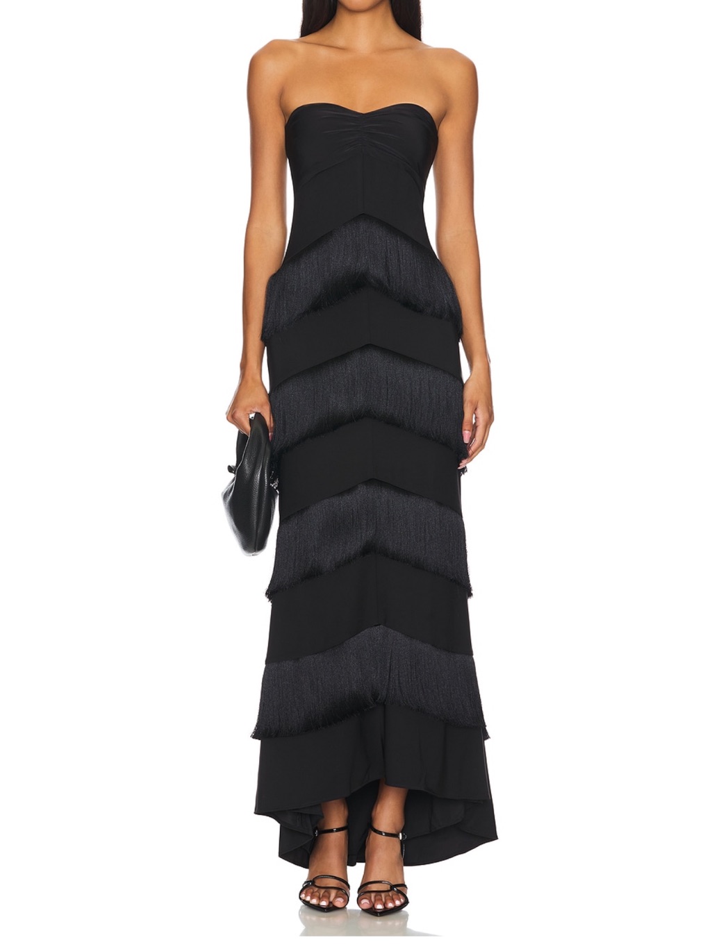 House Of Harlow 1960 Hera Fringe Maxi Dress